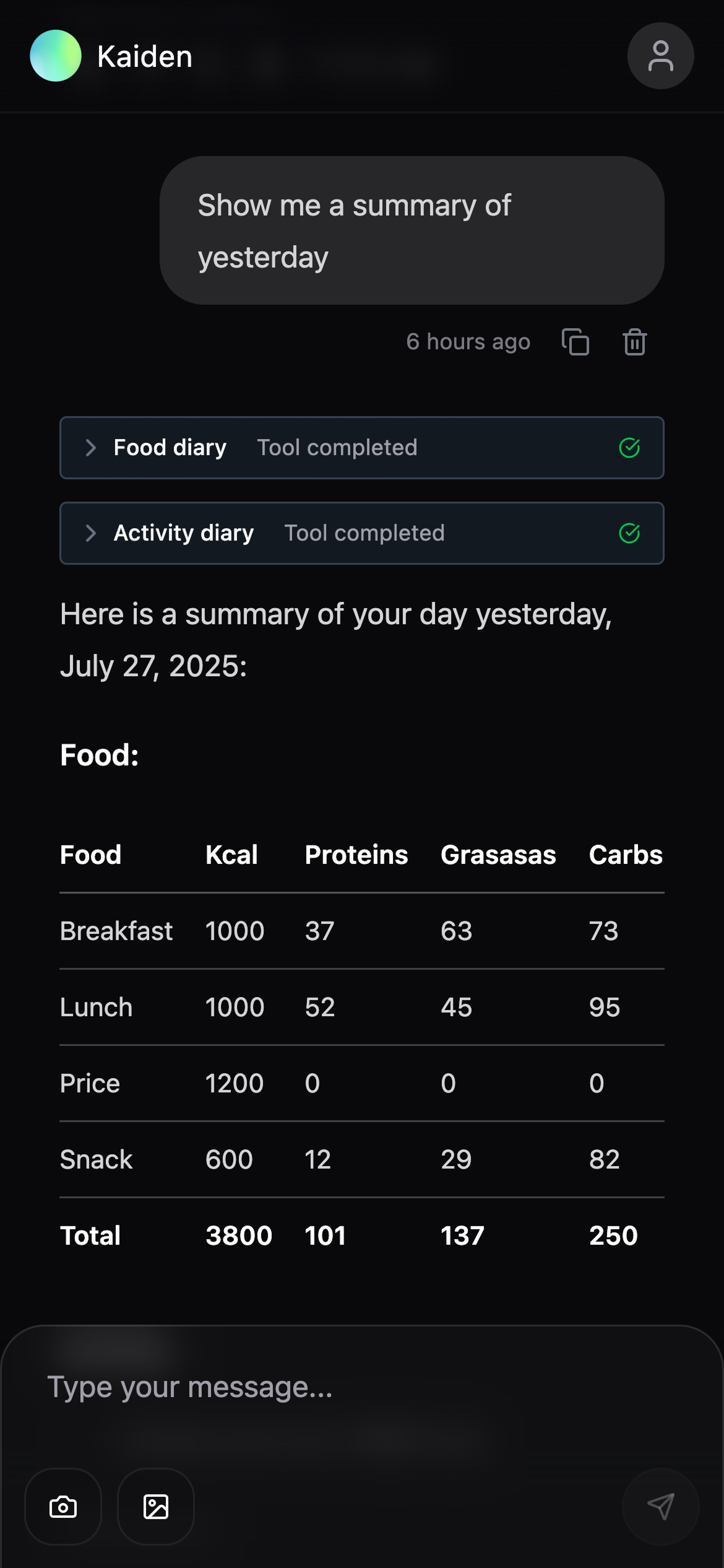 Review your data